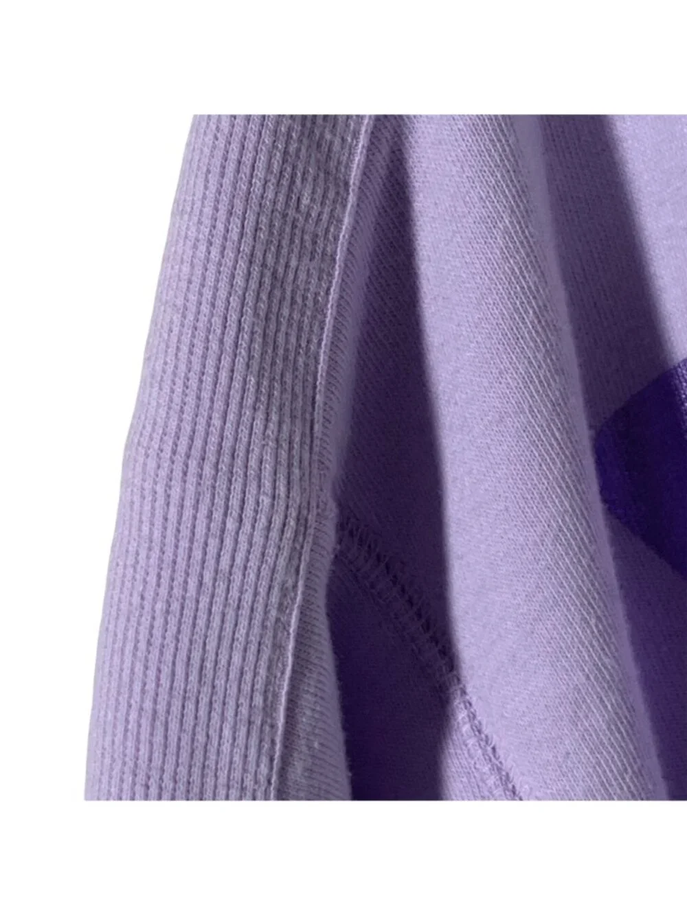 Justice Girls Cropped Sweatshirt Size 10 Purple Graphic Logo Pullover